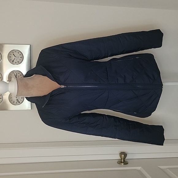 Fabletics, Size S, Fitted Navy Sedona Puffer Jacket, EUC! - Picture 2 of 10